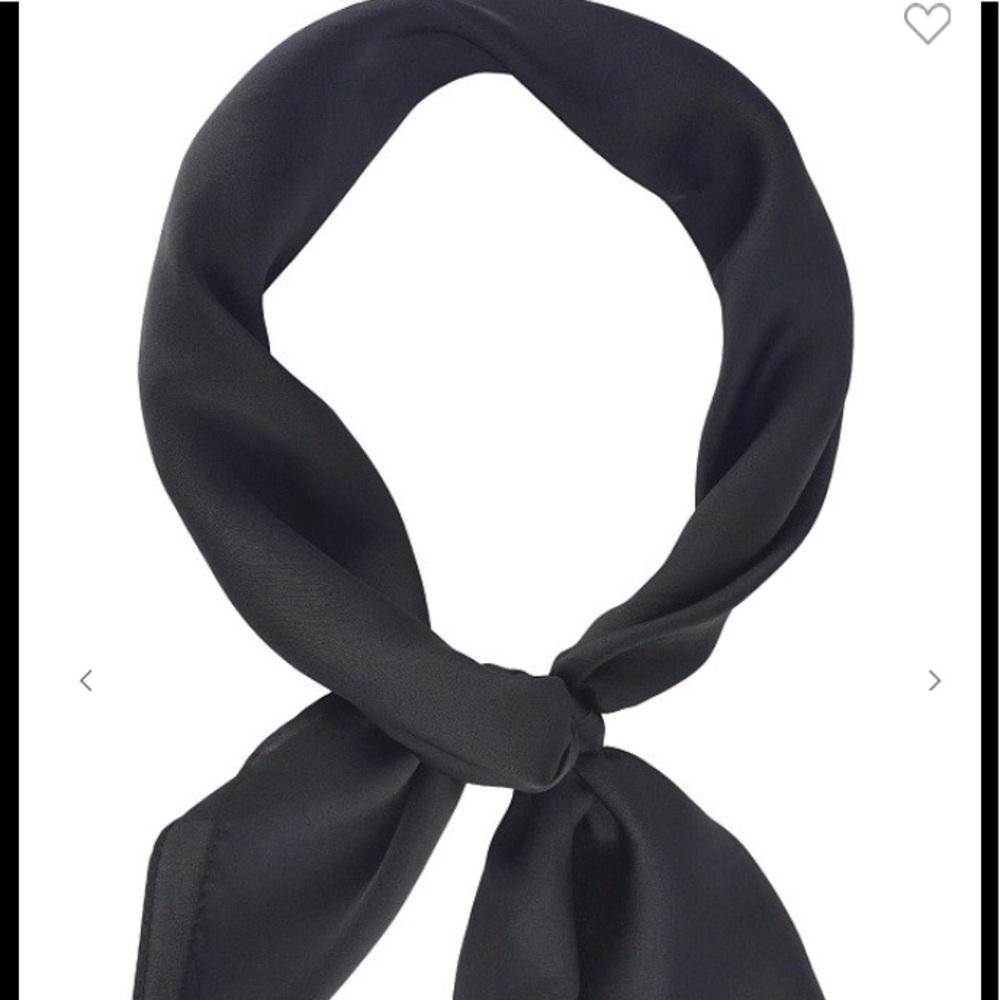 Olive and pique satin scarf “so silky”